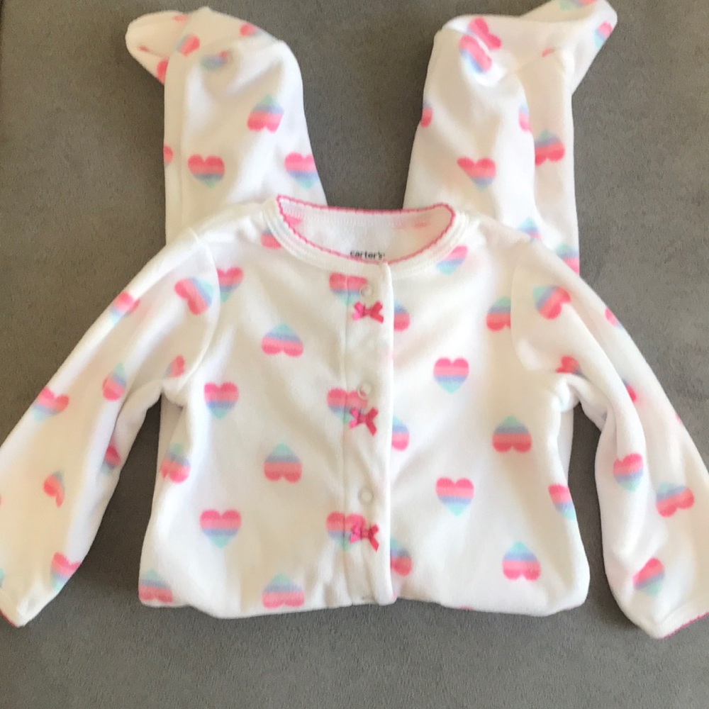 Carter's Fleece Footie Onesie.